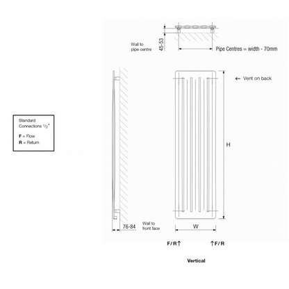 Drifter Vertical Designer Radiators
technical 