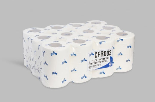 2ply White Mini Centrefeed Roll