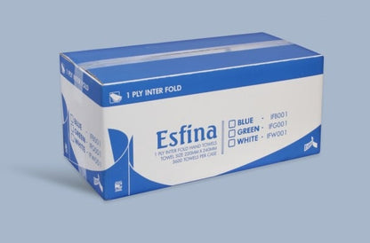 1ply Green Esfina Interfold Towels