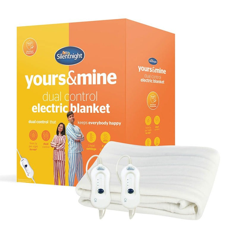 Silentnight Yours & Mine Dual Control Electric Blanket