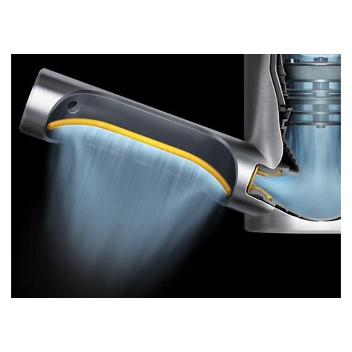 The Dyson Airblade 9kJ Hand Dryer airflow 