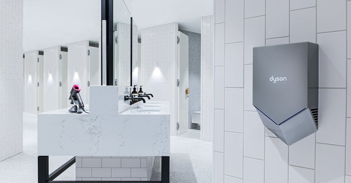 Dyson V Blade Hand dryers nickel Finish