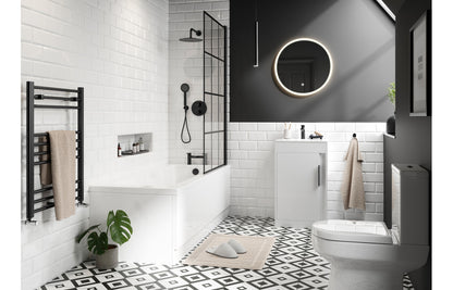 Estelle 510mm Wall Hung Unit Inc. Basin - White Gloss