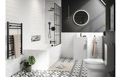 Estelle 510mm Floor Standing Unit Inc. Basin - White Gloss