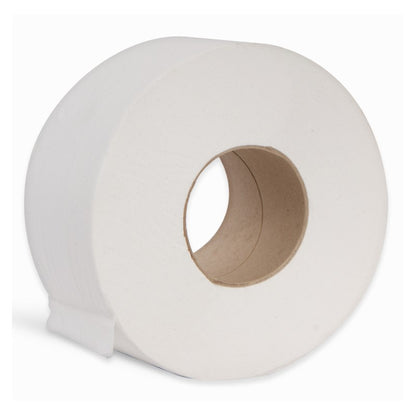 ERJ002N Esfina 2 Ply White Recycled Mini Jumbo Toilet Roll 3" Core