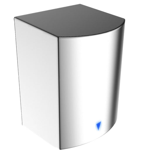 Qbic Turbo Mark II Eco Hand Dryer Polished Chrome