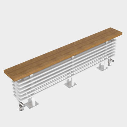 Vintage Ferro Bench Radiator
White
Bench close up