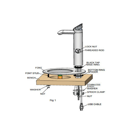 Zip G5 Classic HydroTap Integrated Tap Font and Drain Bright Chrome