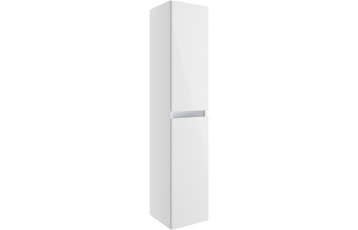 Cordelia 300mm 2 Door Wall Hung Tall Unit - White Gloss