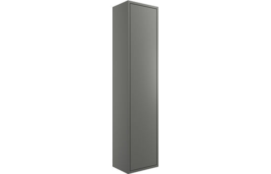Palas 300mm 1 Door Wall Hung Tall Unit - Matt Grey