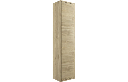 Palas 300mm 1 Door Wall Hung Tall Unit - Havana Oak