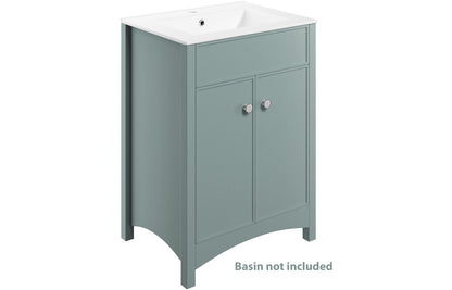 Lavana 610mm Basin Unit (exc. Basin) - Sea Green Ash