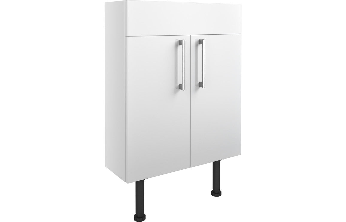 Atlas 600mm Slim Basin Unit - White Gloss