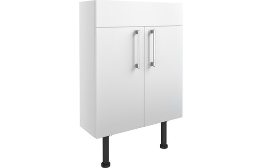 Atlas 600mm Slim Basin Unit - White Gloss
