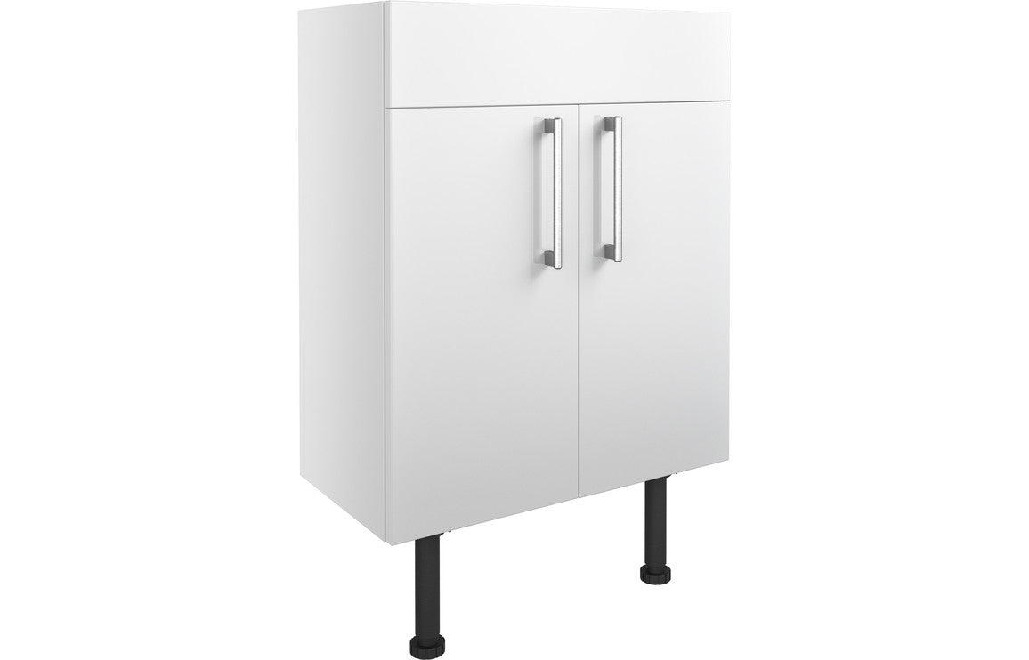 Atlas 600mm Basin Unit - White Gloss