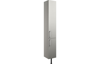 Atlas 300mm 2 Door Tall Unit - Light Grey Gloss