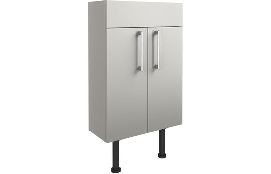 Atlas 500mm Slim Basin Unit - Light Grey Gloss