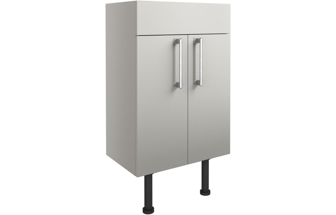 Atlas 500mm Basin Unit - Light Grey Gloss