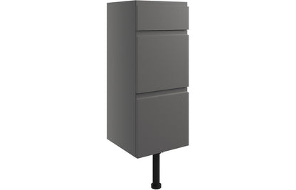Venus 300mm 3 Drawer Unit - Onyx Grey Gloss