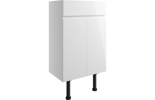 Venus 500mm Basin Unit - White Gloss
