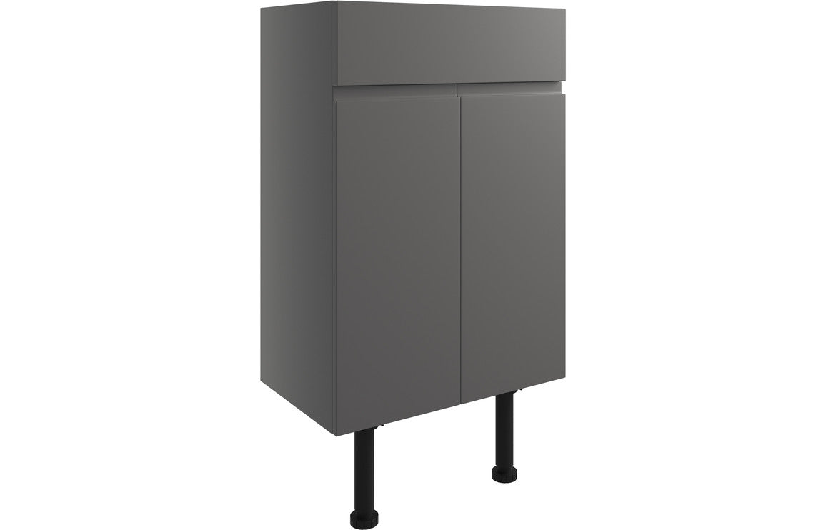 Venus 500mm Basin Unit - Onyx Grey Gloss