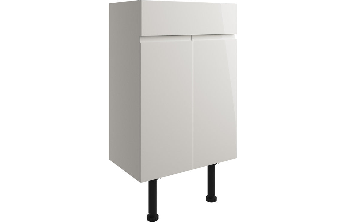 Venus 500mm Basin Unit - Pearl Grey Gloss