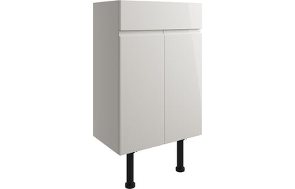 Venus 500mm Basin Unit - Pearl Grey Gloss