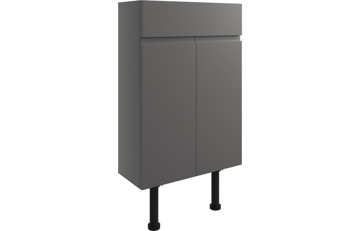 Venus 500mm Slim Basin Unit - Onyx Grey Gloss