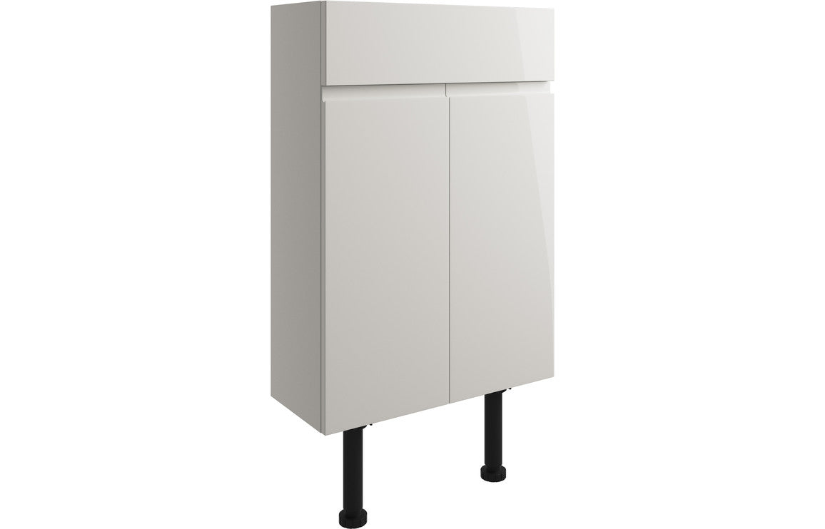 Venus 500mm Slim Basin Unit - Pearl Grey Gloss