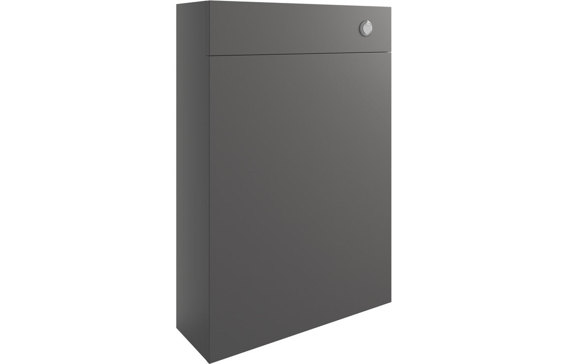Venus 600mm Slim WC Unit - Onyx Grey Gloss