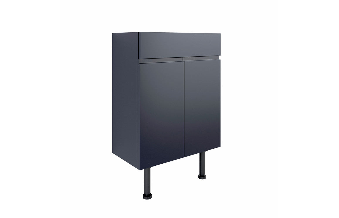 Venus 600mm Basin Unit - Matt Indigo Blue
