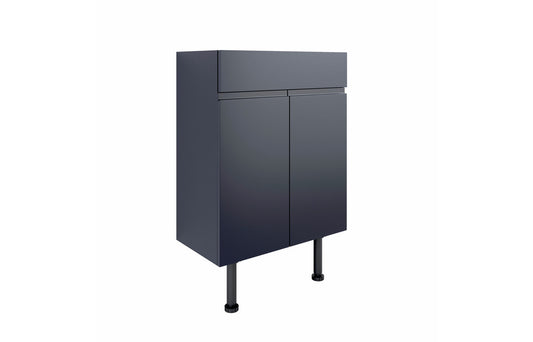 Venus 600mm Basin Unit - Matt Indigo Blue
