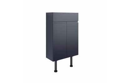 Venus 500mm Slim Basin Unit - Matt Indigo Blue