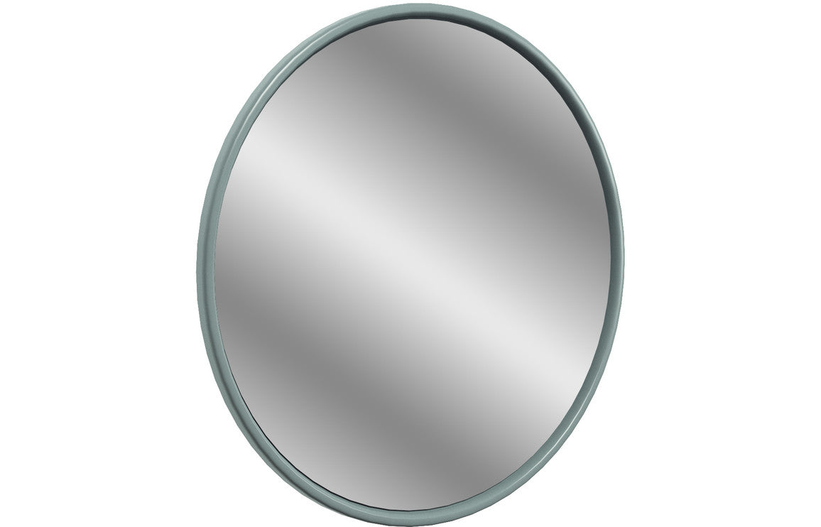 Lavana 550x550mm Round Mirror - Sea Green Ash