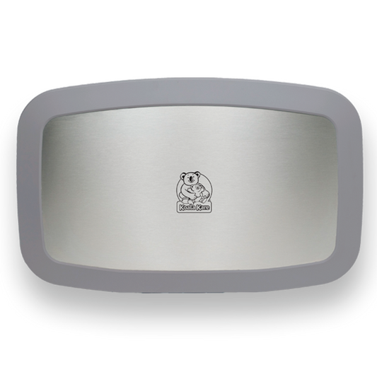 Horizontal Baby Change Unit, Grey with Stainless Steel Veneer, koala kare, KB200-01SS-INB