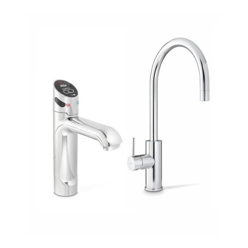 Zip Wave HydroTap with Arc Mixer 240/175 G5 Boiling Chilled Sparkling Plus Hot & Cold Bright Chrome For Work
