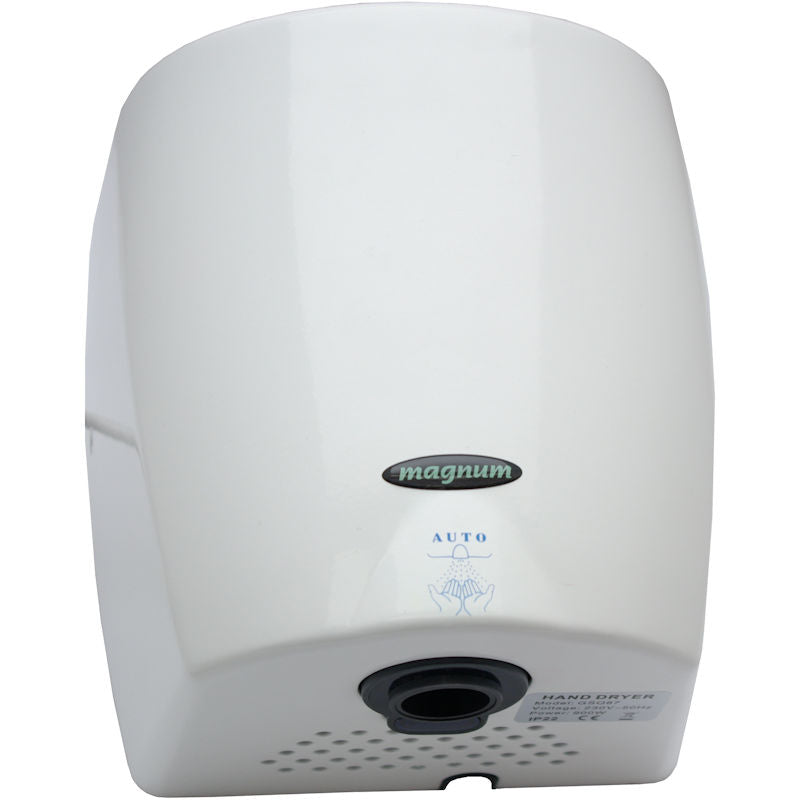 Magnum Blue Lightening Hand Dryer White