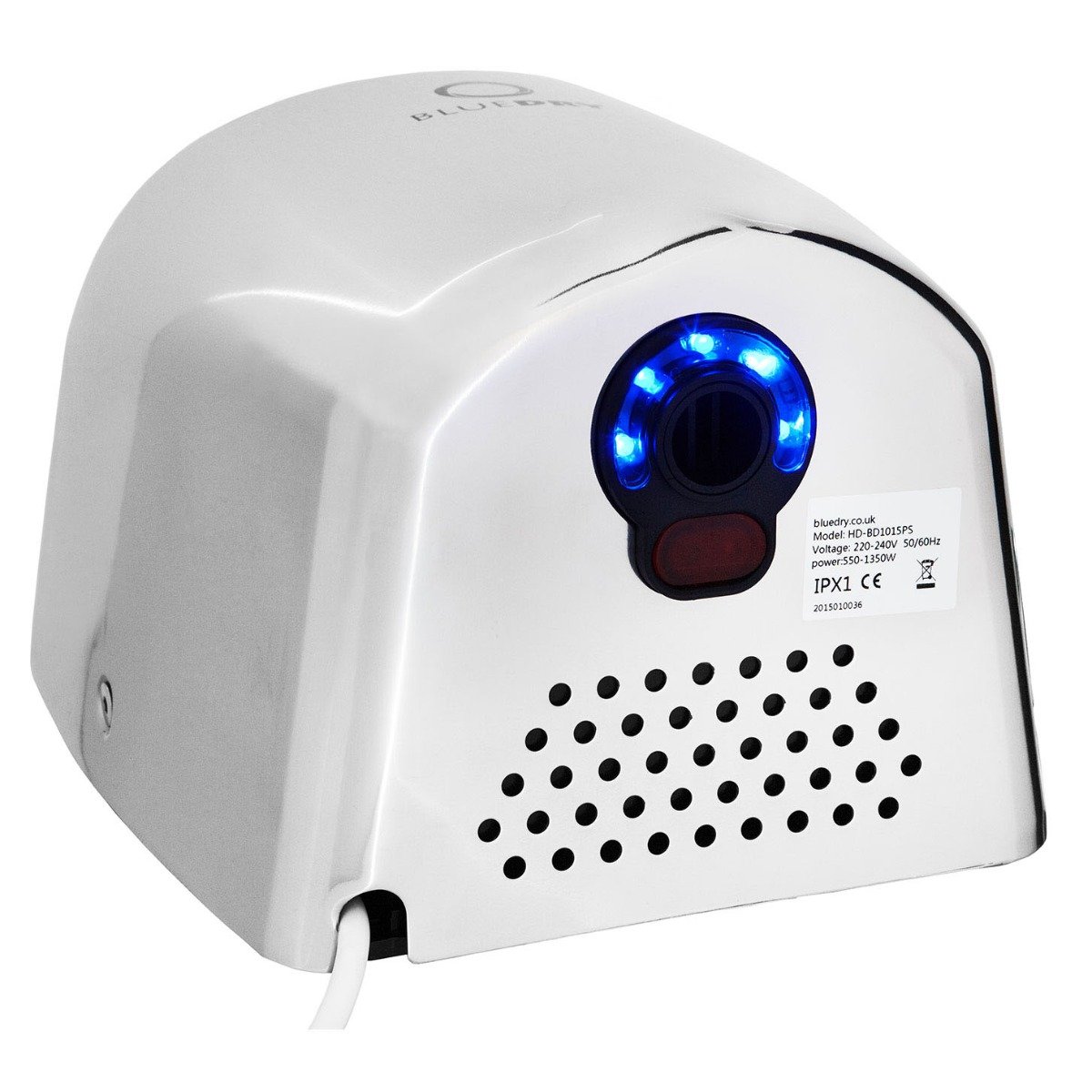 High Speed Polished Chrome Hand Dryer BD1015