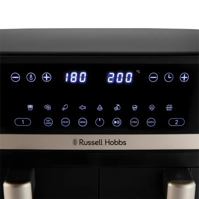 Russell Hobbs Satisfry Dual Basket Air Fryer 9L