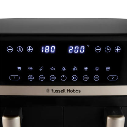 Russell Hobbs Satisfry Dual Basket Air Fryer 9L