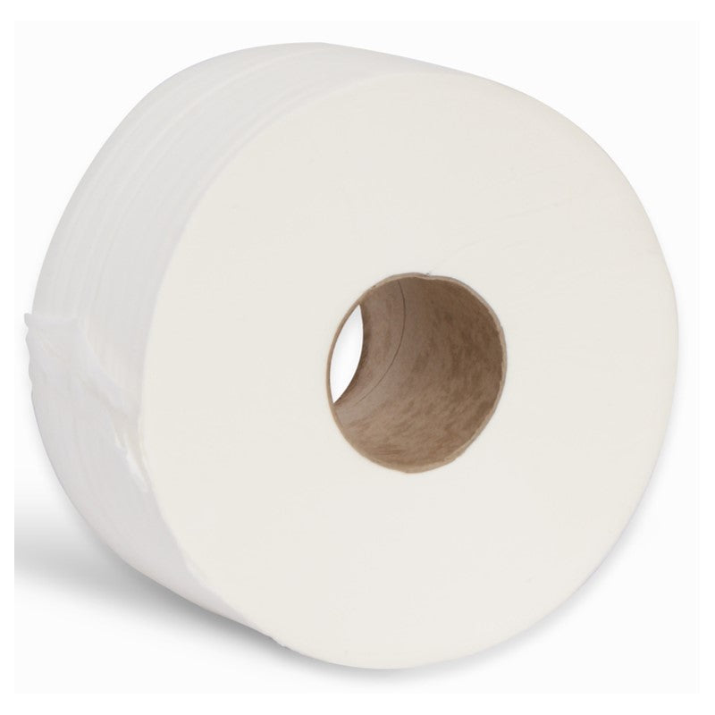 Esfina 2 Ply White Mini Jumbo Toilet Roll 60mm Core ITR005N
