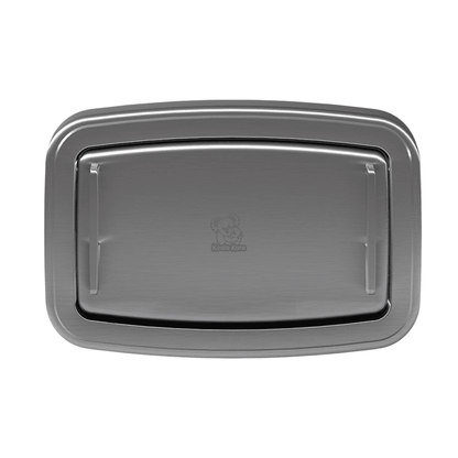 Horizontal Stainless Steel Surface-Mounted Baby Changing Unit Closed