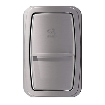 Vertical Stainless Steel Surface-Mounted Baby Changing Unit Closed