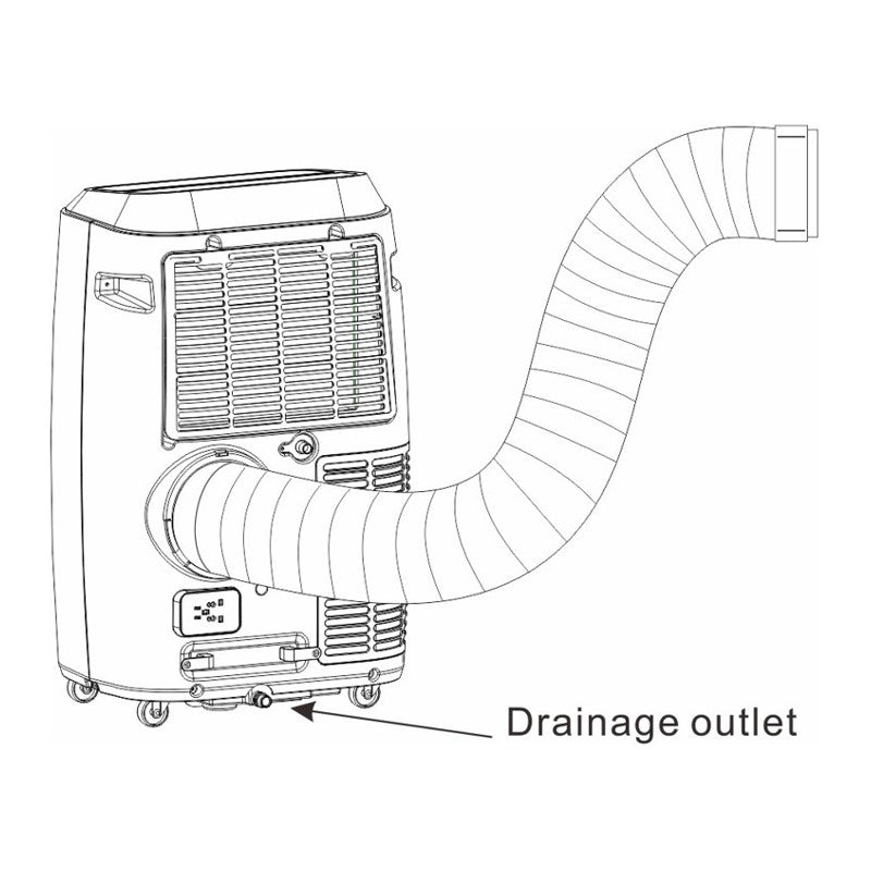 KYR25-CO/LUX  9000 BTU Portable Air Conditioning Unit
drawing 
