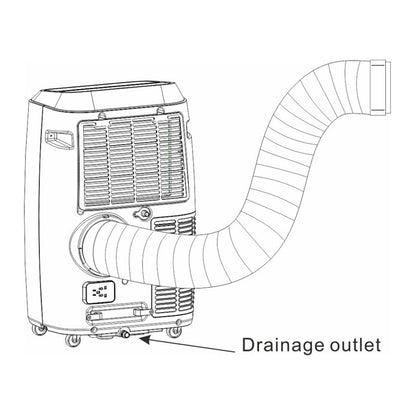 KYR25-CO/LUX  9000 BTU Portable Air Conditioning Unit
drawing 