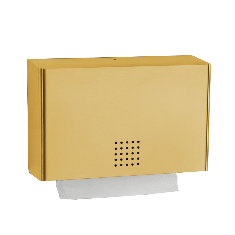 One Brass Paper Towel Dispenser Small, ME-101, proox