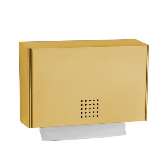 One Brass Paper Towel Dispenser Small, ME-101, proox