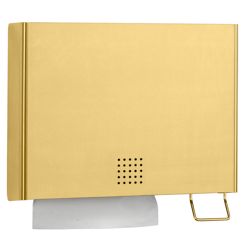 One Brass Combination Towel And Liquid Soap Dispenser, ME-120-LO