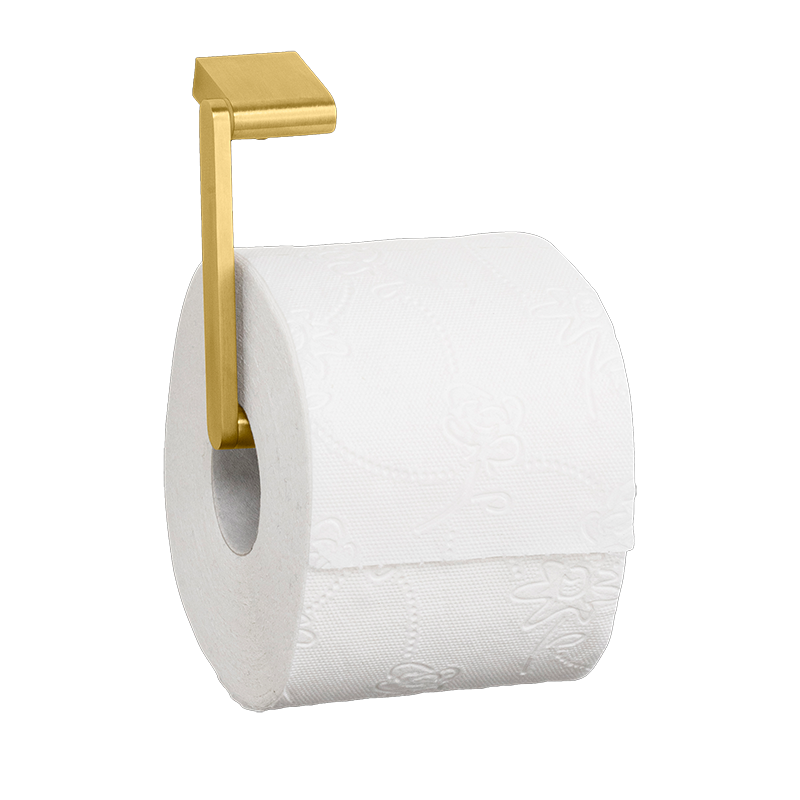 One Brass Single Toilet Roll Holder, ME-380