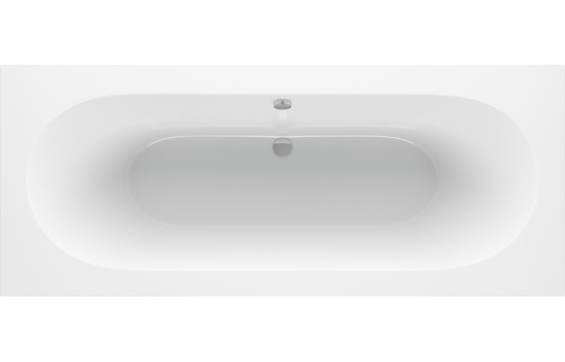Delia Round Double Ended 1700x750x550mm 0TH Bath w/Legs